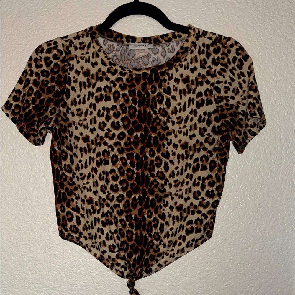 Leopard Print Women's Top